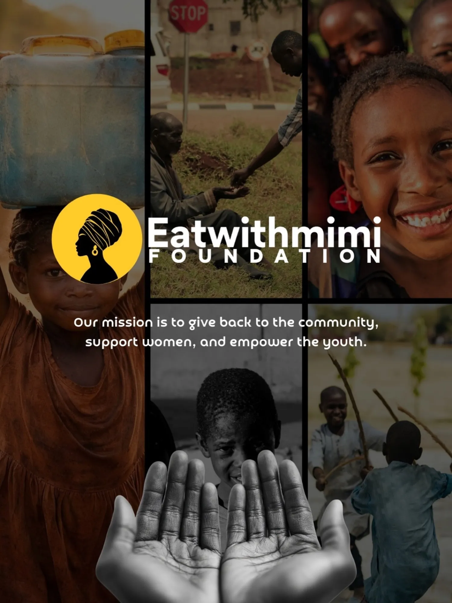 EatWithMimi Foundation mission graphic